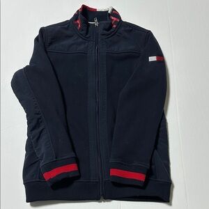 Tommy Hilfiger Kids Navy Jacket with Red Details